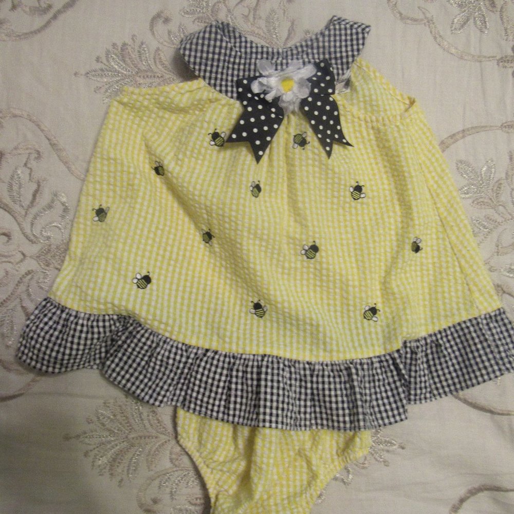 Rare Edition - Seer Sucker - Bumble Bee Set